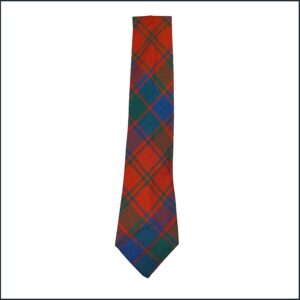 Robertson Ancient Red Handmade Tartan Tie 